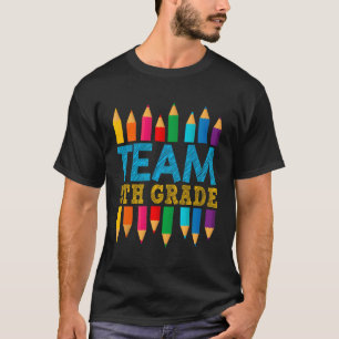 Camiseta Professores Da Classe 5 Da Equipe Bonita De Volta