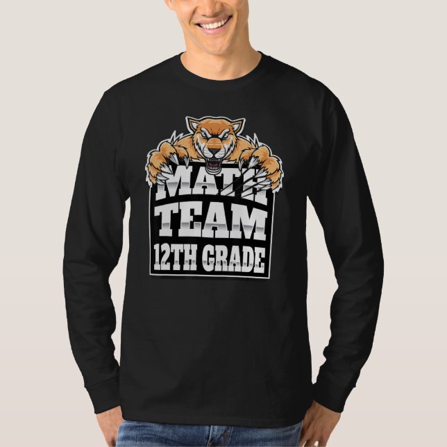 Camiseta Professores da Equipe de Matemática Estudantes do  (Frente)