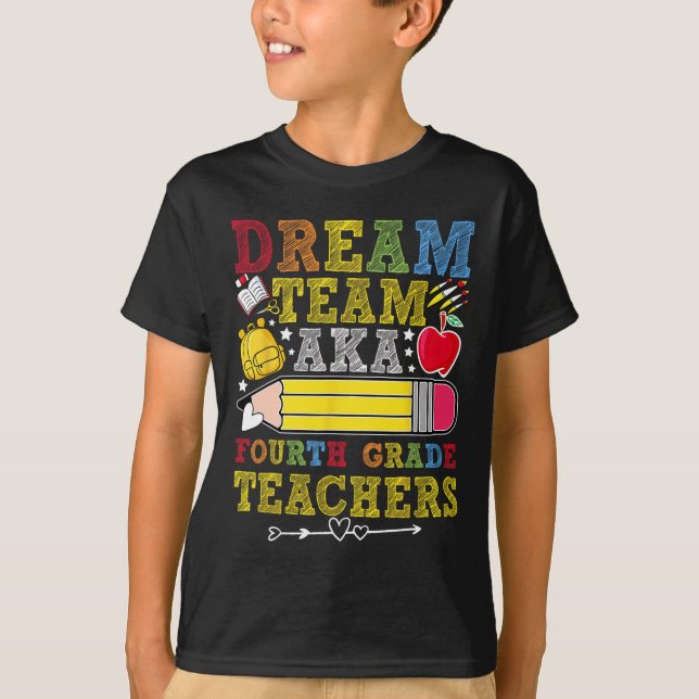 Camiseta Professores da Equipe dos Sonhos da 4ª Série Profe (Frente)