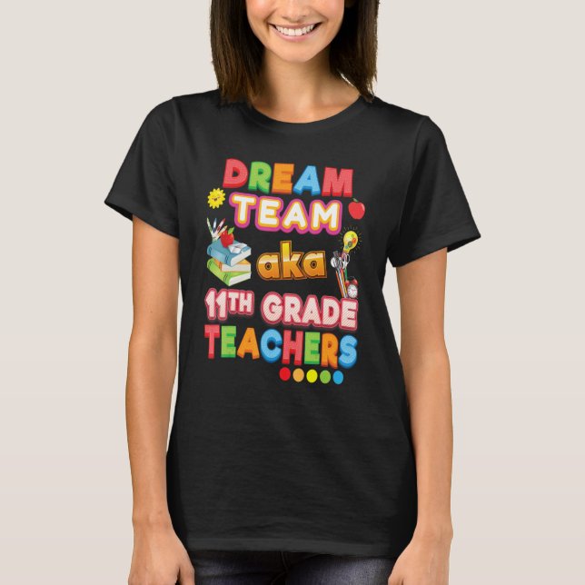 Camiseta Professores Da Equipe Dream Aka 11 no 11º Teache (Frente)