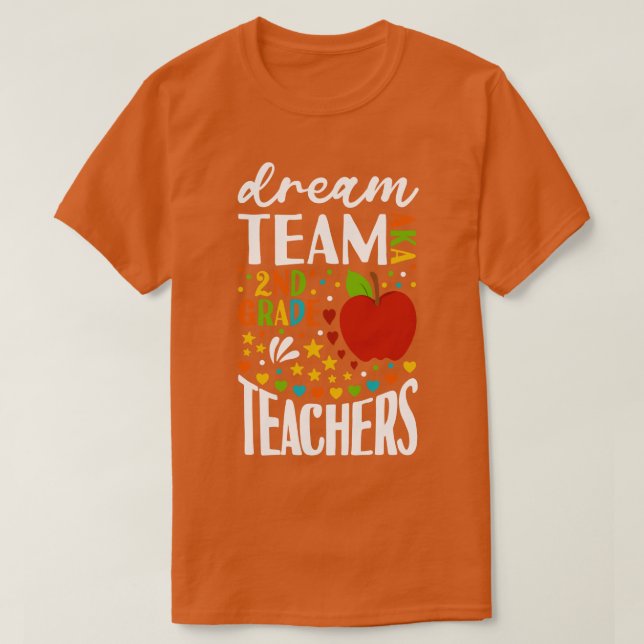 Camiseta Professores da Equipe Dream AKA segundo Grade (Frente do Design)