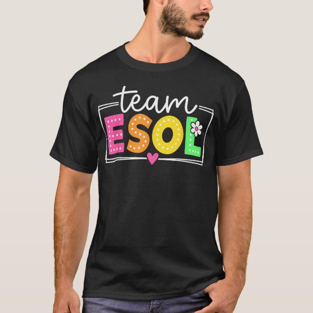 Camiseta Professores da Equipe Esol de Volta às Aulas (Frente)