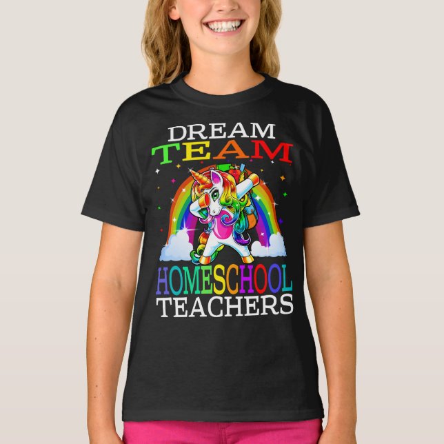 Camiseta Professores da Escola de Homens da Equipe Dream Un (Frente)