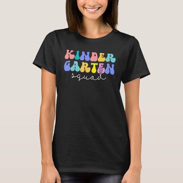 Camiseta Professores Da Esquadra Do Jardim Infantil Retro G (Frente)