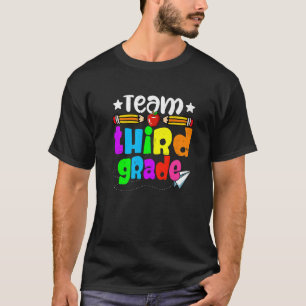 Camiseta Professores de 3.ª série, educadores, Felizes Prim