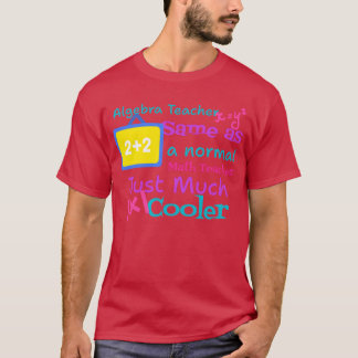 Camiseta Professores de álgebra são como professores de mat