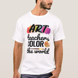 Camiseta Professores de Arte Colorem a Apreciação Mundial d