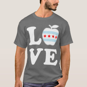 Camiseta Professores De Chicago Adoram Vermelho Para Financ