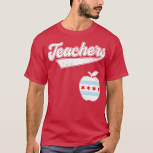 Camiseta Professores de Chicago financiam nosso futuro verm