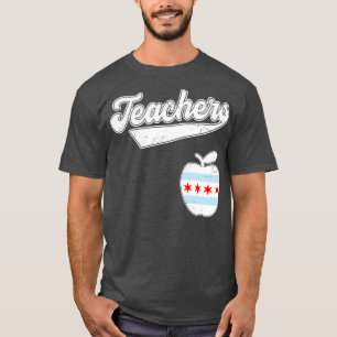 Camiseta Professores de Chicago financiam nosso futuro verm