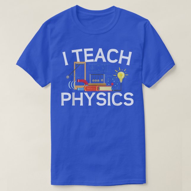 Camiseta Professores de Ciência Ensino Educadores de Física (Frente do Design)