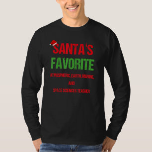 Camiseta Professores De Ciências Marinhas E Espaciais Da Te