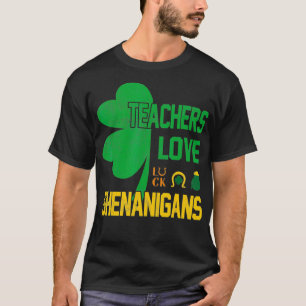 Camiseta Professores de Dia de São Patrício amam Shenanigan
