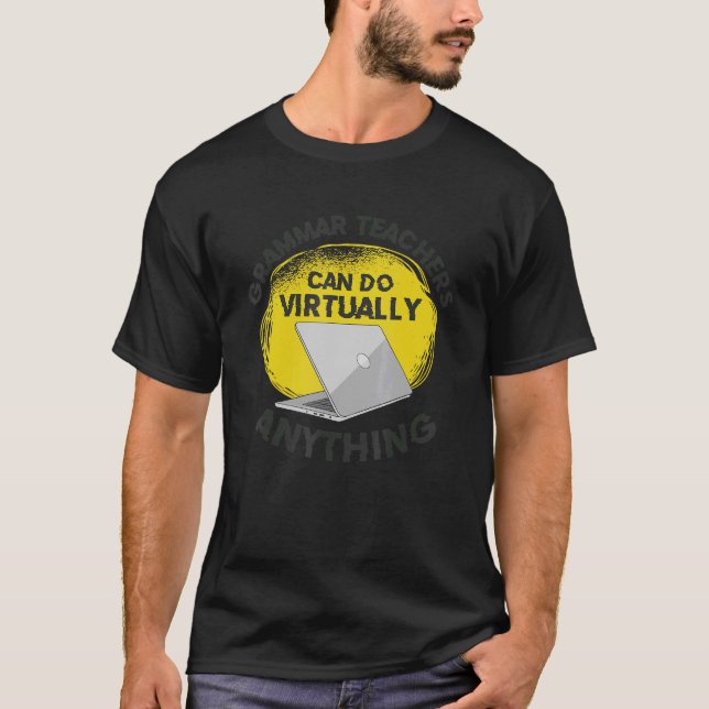 Camiseta Professores De Gramática Podem Fazer Qualquer Cois (Frente)