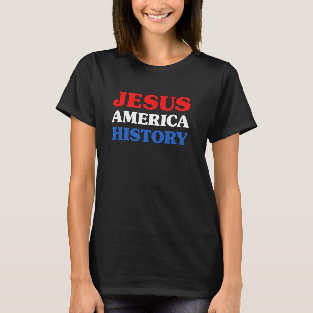 Camiseta Professores de História Eu Amo História Jesus a (Frente)