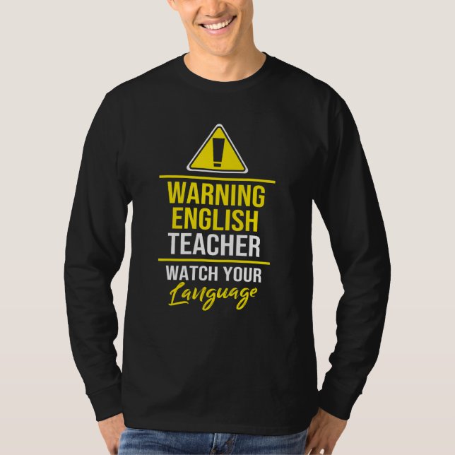 Camiseta Professores de inglês do ESL Mulheres assistem seu (Frente)