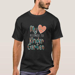 Camiseta Professores De Jardim De Infância De Volta À Escol