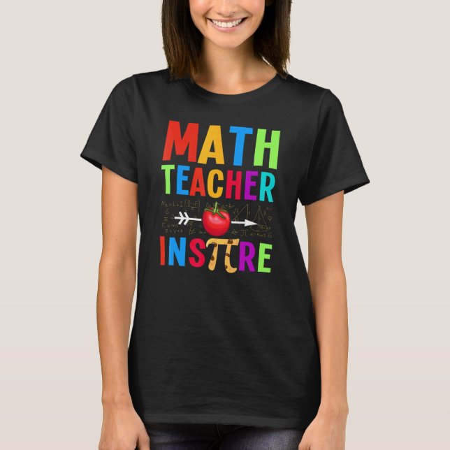 Camiseta Professores de Matemática Inspiram Fã de Matemátic (Frente)