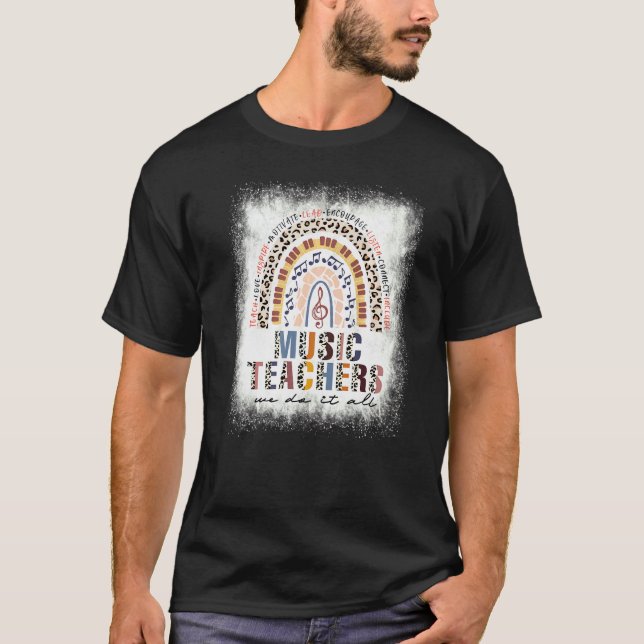 Camiseta Professores De Música Do Arco-Íris Desenterrados N (Frente)