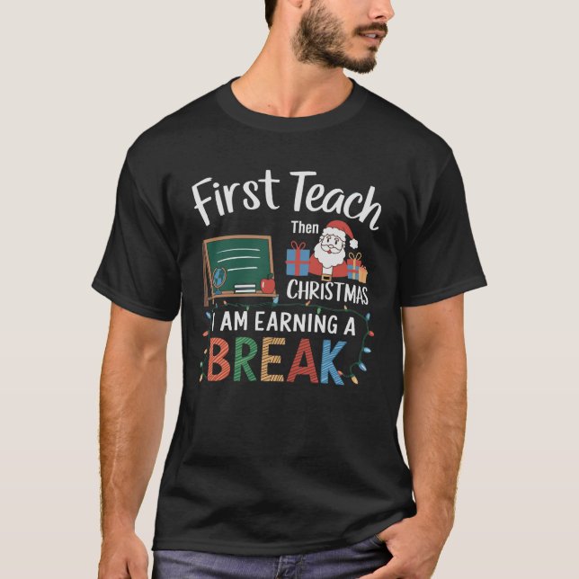 Camiseta Professores de Natal Break Cozy Winter Break Sarca (Frente)