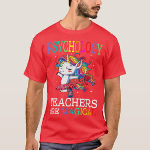 Camiseta Professores De Psicologia São Unicórnio Magical De