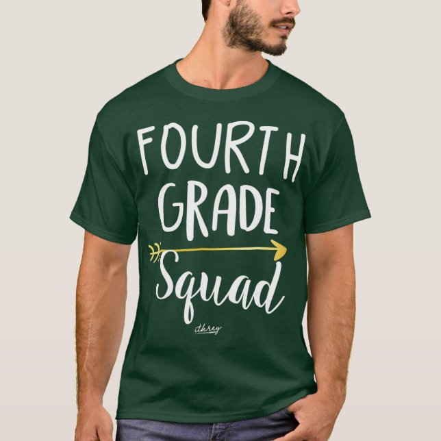 Camiseta Professores de quarto grau na quadra camiseiros de (Frente)