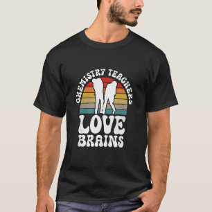 Camiseta Professores de Química Amam Cérebros Chá de Hallow