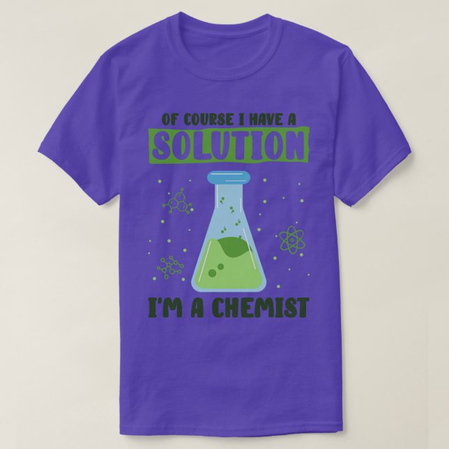 Camiseta Professores de Química de Elementos Químicos Pesqu (Frente do Design)
