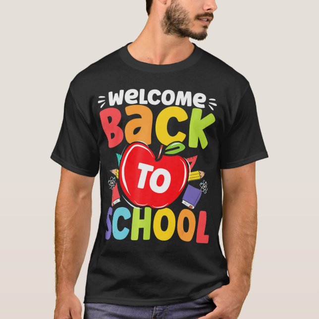 Camiseta Professores Divertidos Estudantes Bem-Vindo À Appl (Frente)