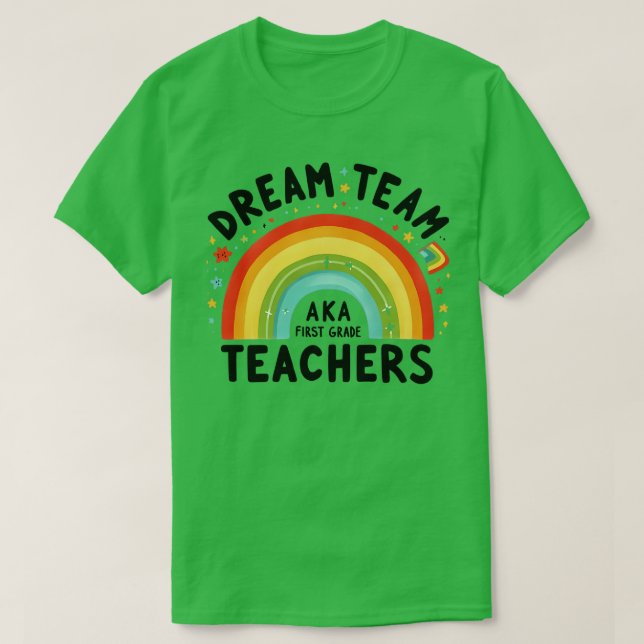 Camiseta Professores do 1º ano Equipe de Sonhos Aka 1rua (Frente do Design)