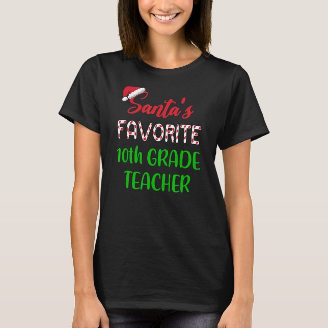 Camiseta Professores do 10º ano do Programa Santas Favorita (Frente)