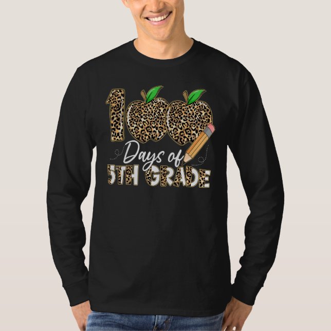 Camiseta Professores do 100º Dia da 5 do Leopard 100 Dias (Frente)