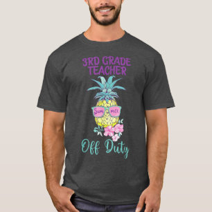 Camiseta Professores do 3º ano do ensino feminino Fim do ab