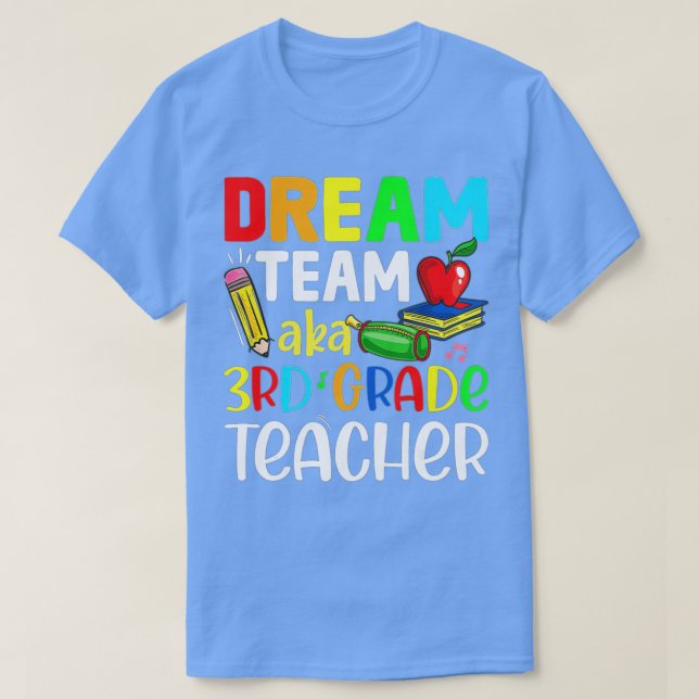 Camiseta Professores do 3º ano Equipe de Sonhos (Frente do Design)