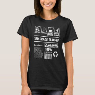 Camiseta Professores Do 3º Grau Fatos Nutricionais Para Hom