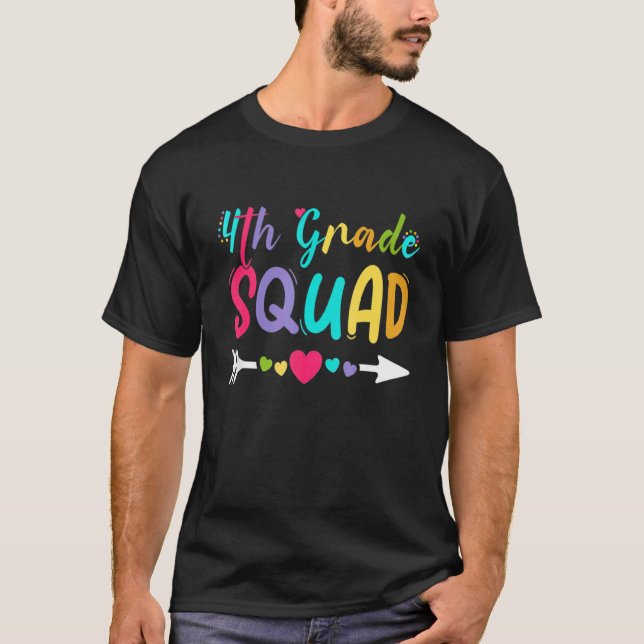 Camiseta Professores do 4º ano do Quadrado (Frente)