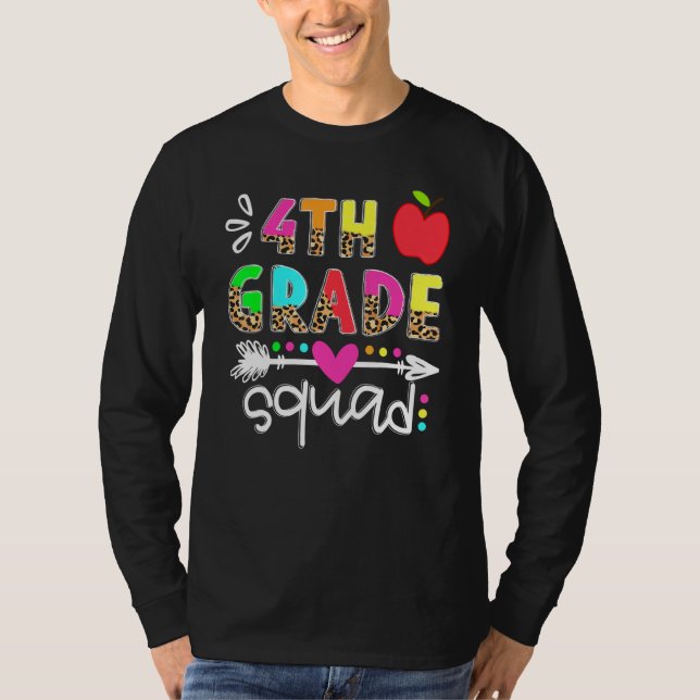 Camiseta Professores do 4º ano do Quadrado (Frente)