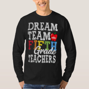 Camiseta Professores do 5º ano Equipe de Sonho Aka 5 Teac