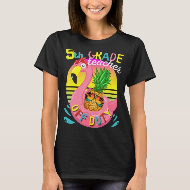 Camiseta Professores Do 5 De Fim Do Ano Escolar Appr (Frente)
