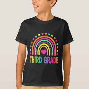 Camiseta Professores Do Arco-Íris Do Grau 3º Grau Crianças