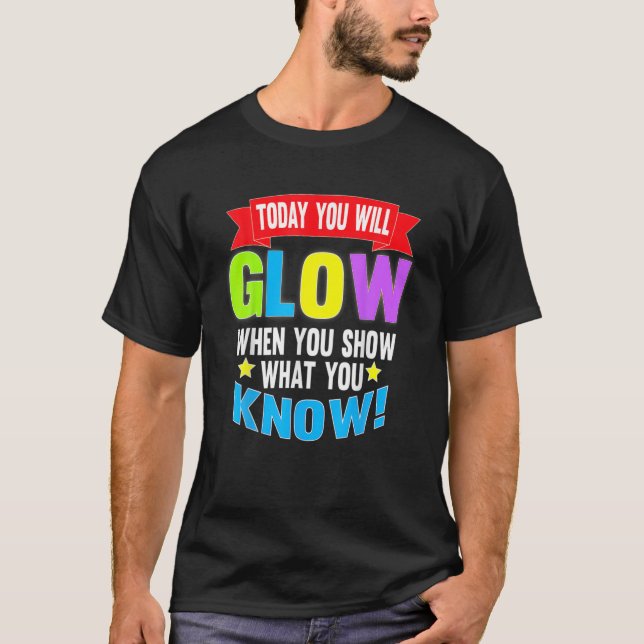 Camiseta Professores do Dia de Teste de Motivação (Frente)
