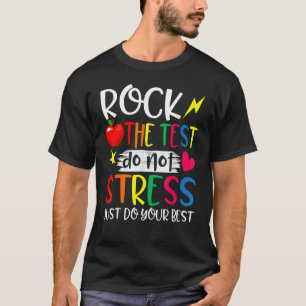Camiseta Professores do Dia de Teste do Professor Rock