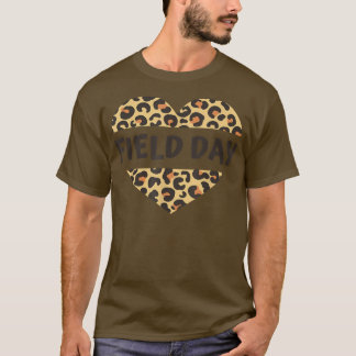 Camiseta Professores do dia leopardo do dia de campo no últ