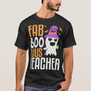 Camiseta Professores do Halloween Spooky Ghost Ensino