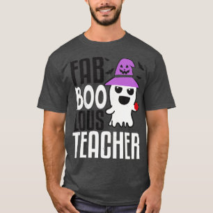 Camiseta Professores do Halloween Spooky Ghost Ensino