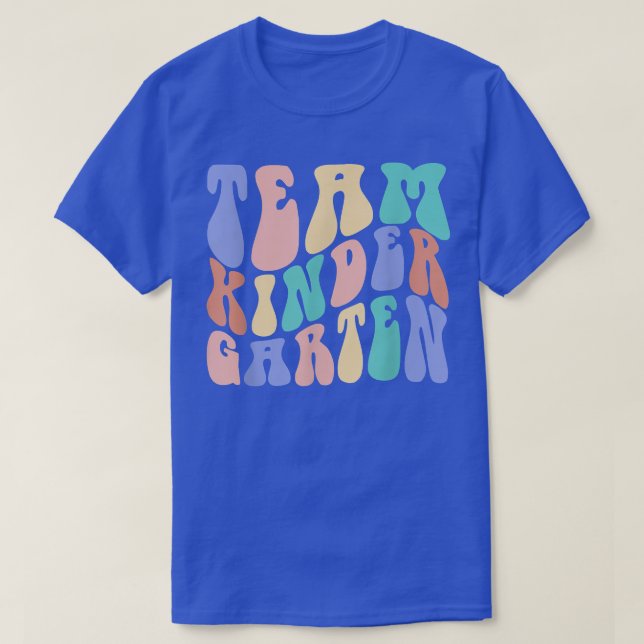 Camiseta Professores Do Primeiro Dia Da Equipe Retro (Frente do Design)