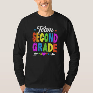 Camiseta Professores do segundo ano em equipe, crianças de