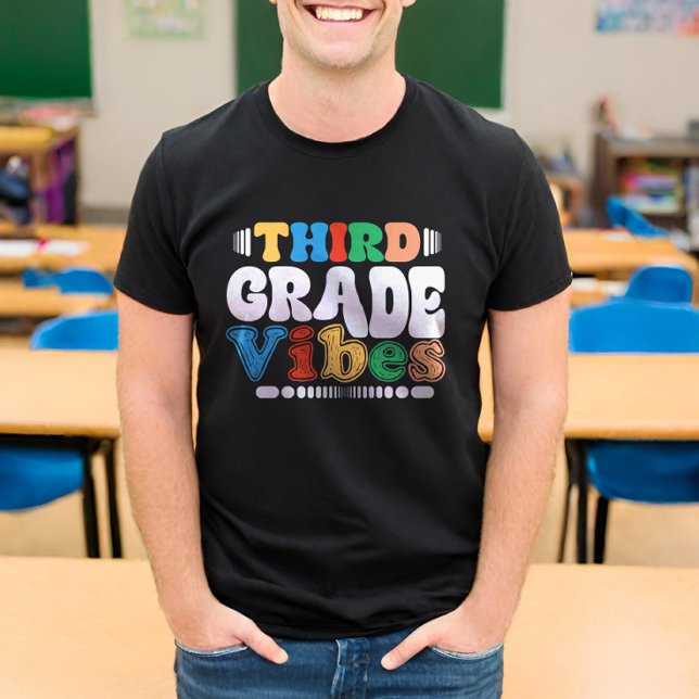 Camiseta Professores Do Terceiro Grau Vibem De Volta À Esco (Criador carregado)