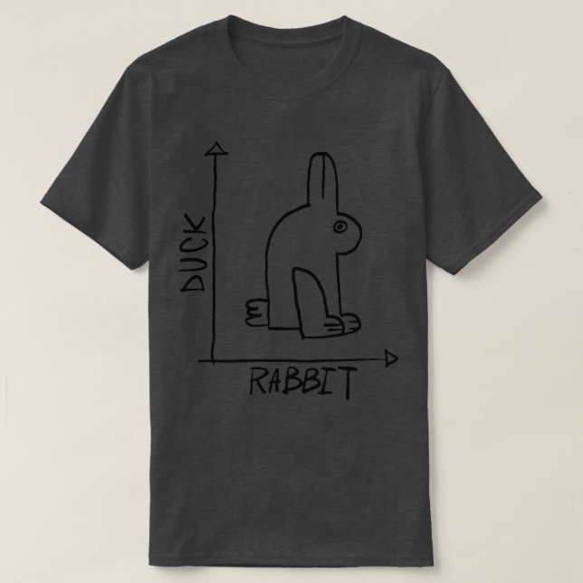 Camiseta Professores Duck Rabbit Math (Frente do Design)