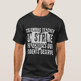 Camiseta Professores em Greve na Escola de Ohio do Professo